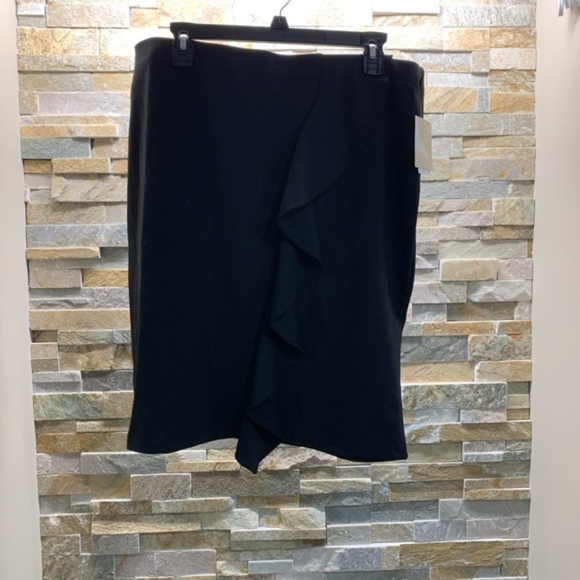14th & Union Cascading Ruffled Pencil Skirt - Picture 4 of 6
